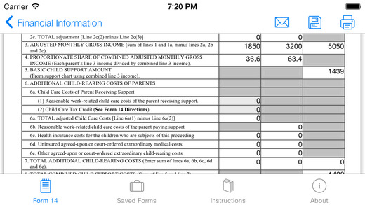 【免費商業App】Missouri Form 14 Child Support Calculator-APP點子