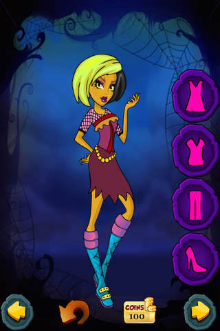 Halloween Princess Zombie Girl Dress Up Game Pro screenshot 4