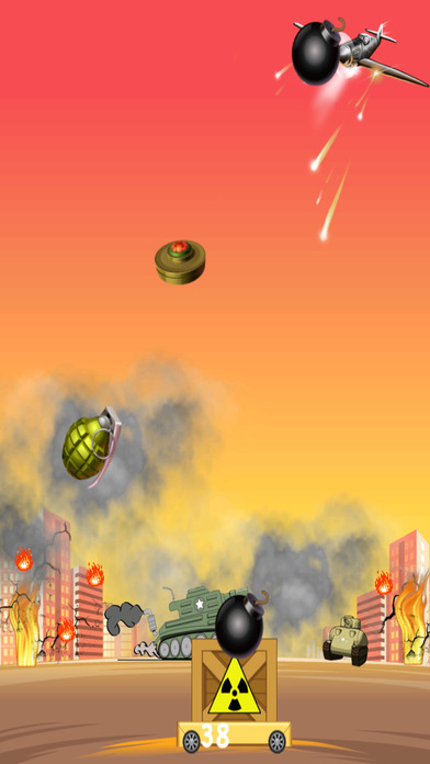 Bomb Fury Invasion - Fast Falling Panic Attack Free Screenshot on iOS