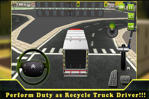 Real Trash Dump Truck Driving 3D screenshot 2