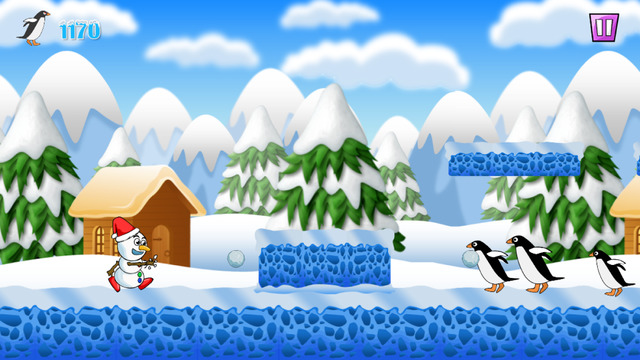 Snow-man Frosty Christmas Adventure Runner Game