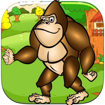 Apes Gone Wild - Gorilla Catching Bananas Mania LOGO-APP點子