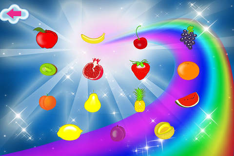 Fruits Magical Memory Match Flash Cards Game screenshot 2