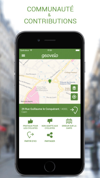 免費下載交通運輸APP|Géovélo Caen la mer app開箱文|APP開箱王