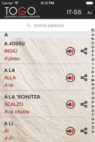 TOGO: Italiano - Sassarese screenshot 3