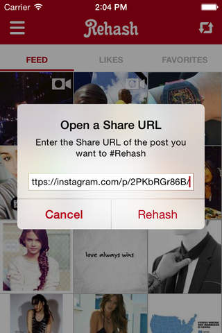 Rehash for Instagram screenshot 3