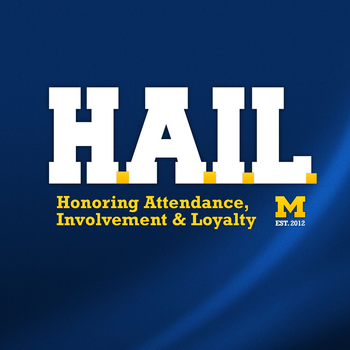 HAIL Michigan Athletics Student Loyalty Program LOGO-APP點子