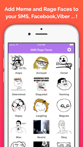 Emoticon Free Rage faces Troll Emoticons Stickers for Chatting