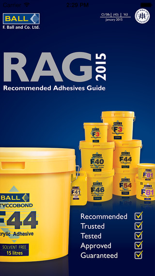 Recommended Adhesives Guide