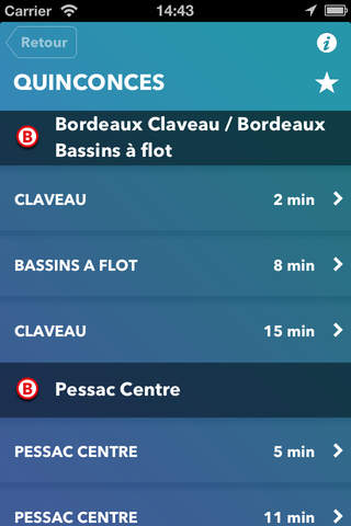 Next Tram Bordeaux screenshot 2