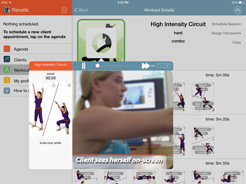 Fity Pro - fitness personal trainer productivity and remote coaching app with client workout customi