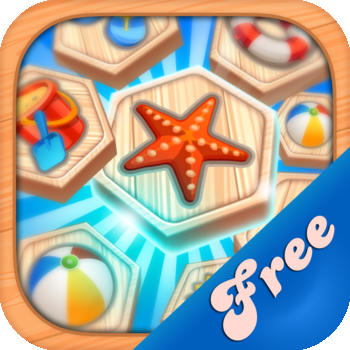 Summertime VaCay Match Three - A Super Fun in the Sun Match Game! (Free) LOGO-APP點子