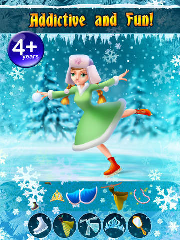 【免費遊戲App】My Ice Skating Snow Princesses Dress Up Game - Advert Free App-APP點子