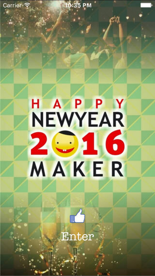 New Year Greetings Card Maker - Tap To Open Image Maker