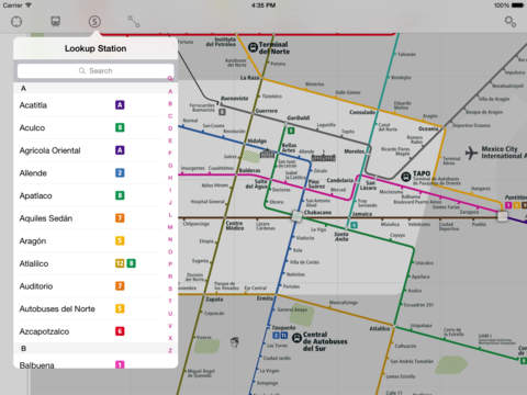 【免費旅遊App】Mexico City Rail Map-APP點子