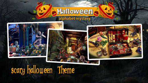 【免費遊戲App】Halloween Alphabet Mystery Free - ABCD Learning with Hidden Objects-APP點子