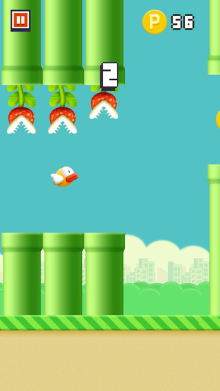 【免費遊戲App】Flying Bird - Impossible Bird Flappy’s Back-APP點子