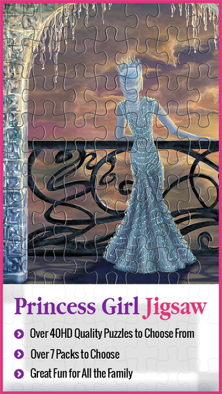 Princess Jigsaw Free - Girly Girl Games and Real Puzzles Craft