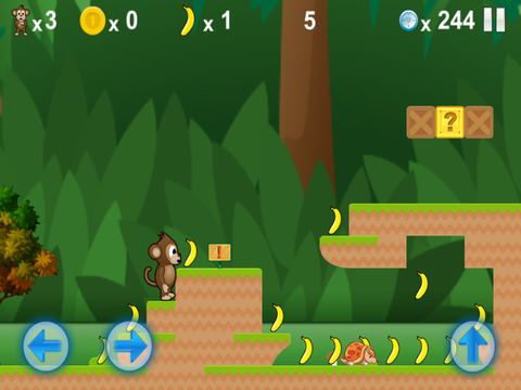 【免費遊戲App】Jungle Monkey Run-APP點子