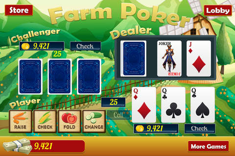 Animal Farm Casino Slots with Blackjack, Poker and more screenshot 2