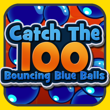 Catch The 100 Bouncing Blue Balls 遊戲 App LOGO-APP開箱王