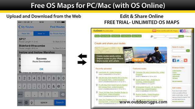 【免費交通運輸App】OutDoors GPS- Navigation, OS Maps and 200,000 Routes-APP點子