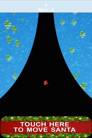 Santa in a line : Hold the Awesome Santa in centre of endless path Game screenshot 2