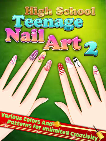 【免費遊戲App】High School Teenage Nail Art Christmas party-APP點子