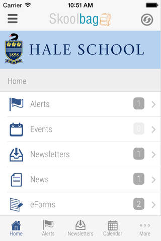 Hale School - Skoolbag screenshot 2