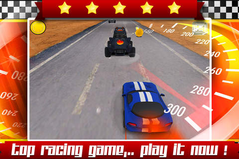 `` All-Stars Racing 3D `` - Chase of the road wars to reach the big win on highway street !! screenshot 2