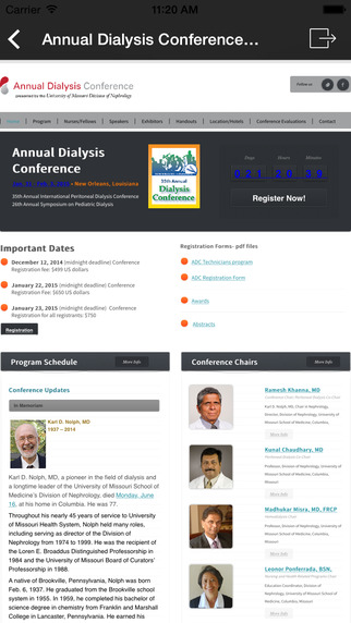 【免費新聞App】Annual Dialysis Conference-APP點子