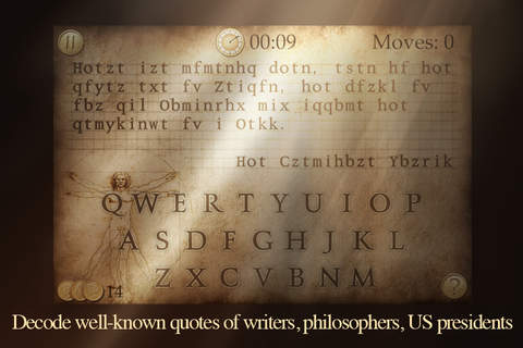 Next Quote - What's the Quote? Break the code & solve cryptogram to acquire the wisdom! screenshot 2
