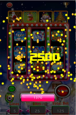 Merry Christmas Slots Casino Games-Big Win Sloto Free screenshot 2