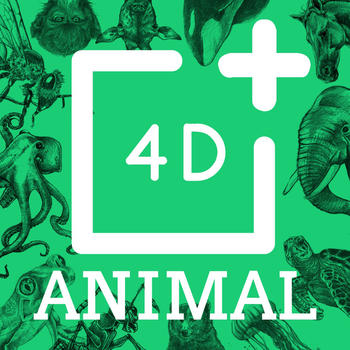 Animal 4D+ LOGO-APP點子