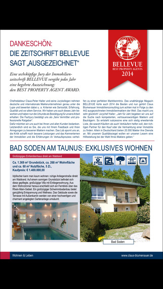 【免費商業App】Claus Blumenauer Immobilien-APP點子