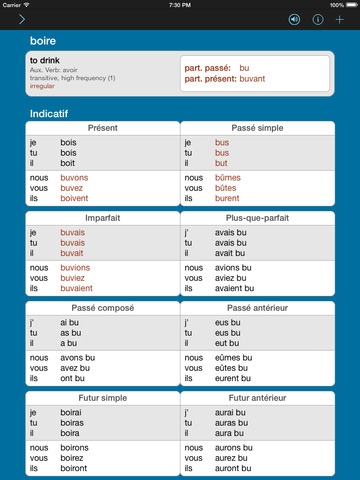 【免費教育App】French Verbs & Conjugation - VerbForms Français-APP點子