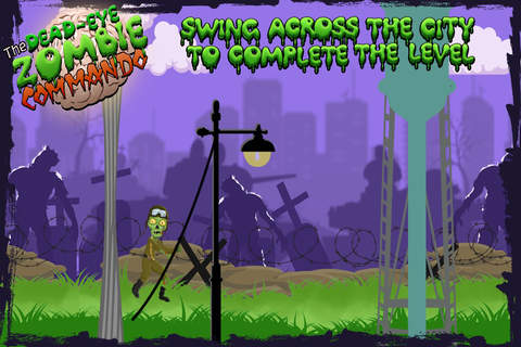 Compass Point Dead-Eye Zombie Commando: Rope Game for Flying East and West screenshot 2