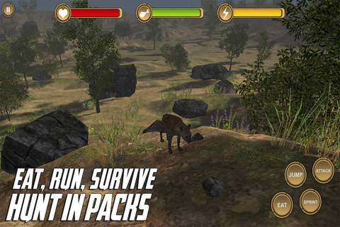 Hyena Simulator HD Animal Life screenshot 2