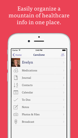 【免費醫療App】CareZone | Organize health information for you and your family-APP點子