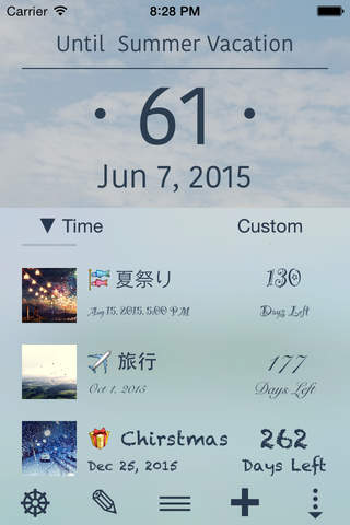 Countdowns - Event Reminders,Timer and Calendar Event Countdowns screenshot 3