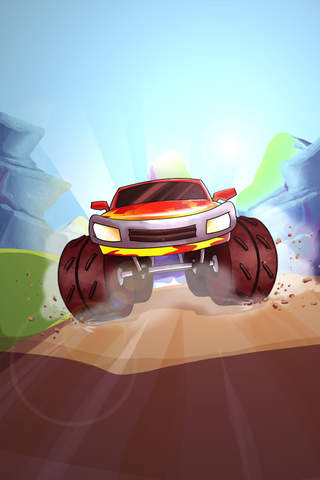 Crazy Stunt Monster Truck Racing Free screenshot 3