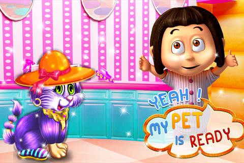Pets Furry Hair Salon – Animal makeover and dress up games for kids screenshot 4