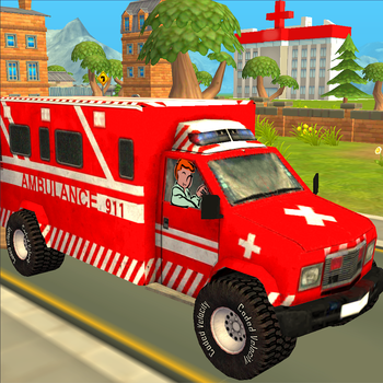 Ambulance Race & Rescue Adventure Sim 3D 遊戲 App LOGO-APP開箱王