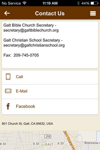 Galt Bible Church screenshot 4