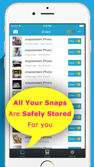 SnatchBag - Upload Save all snaps