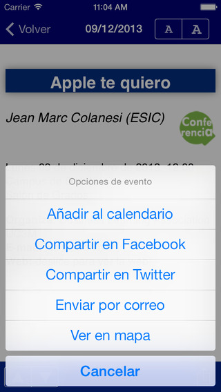 Captura de tela do iPhone 4