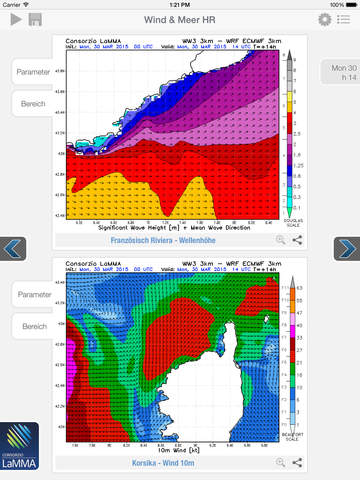 Wind & Sea HR for iPad screenshot 2