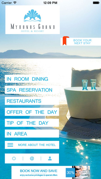 Mykonos Grand Hotel Resort for iPhone