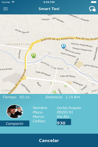 Smart Taxi Ecuador screenshot 3