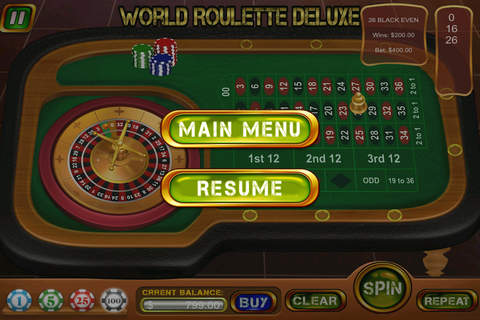 World Roulette Deluxe - Ultimate Las Vegas Casino Experience screenshot 2